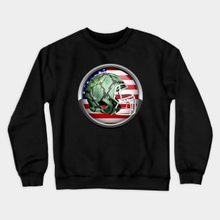 American Football Reptile Crewneck Sweatshirt